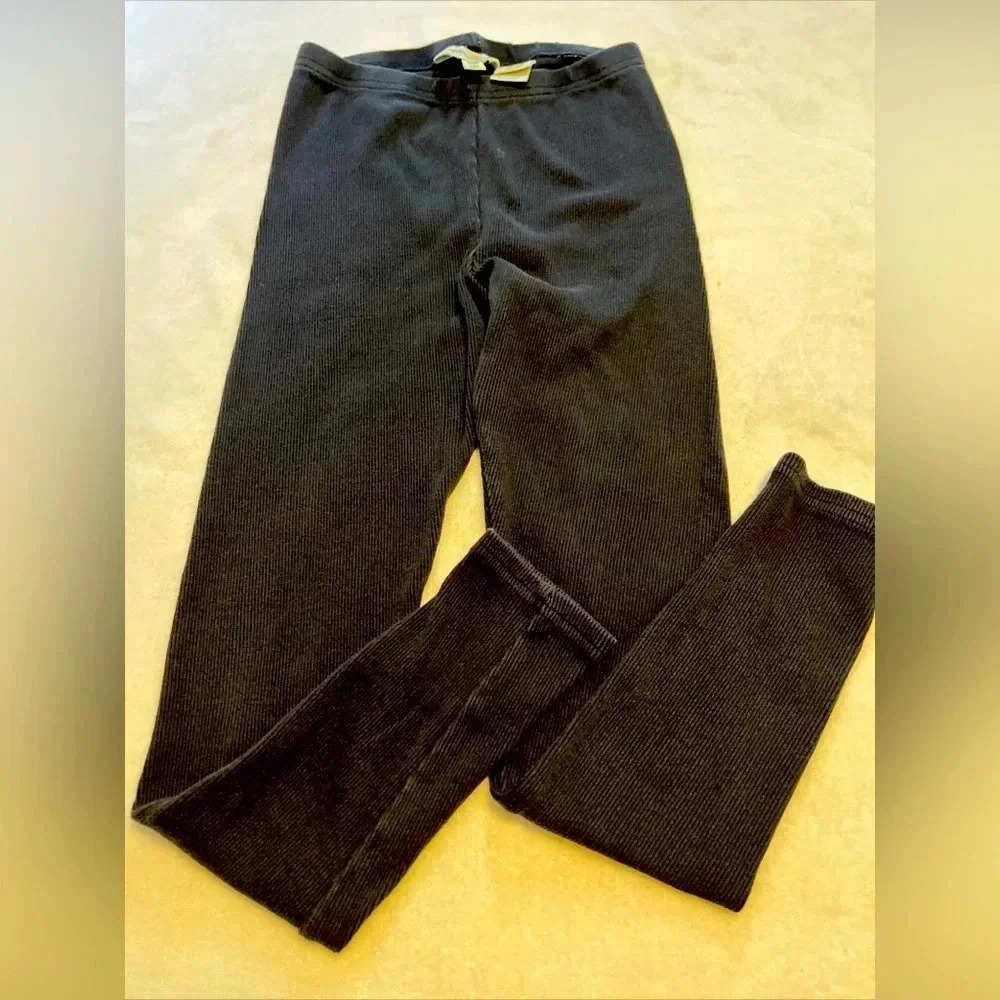Eddie Bauer Women Black Leggings L Petites